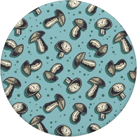 Retro Trendy Mushroom Flower Hippie 60s 70s Aesthetic Decor PopSockets PopGrip - Picture 3 of 8